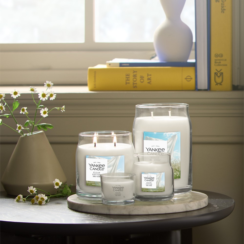 Clean Cotton - Signature Jar S von Yankee Candle