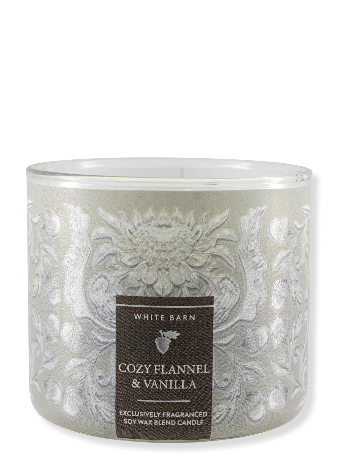 Kerze - Cozy Flannel & Vanilla - 3-Docht 411g von Bath and Body Works