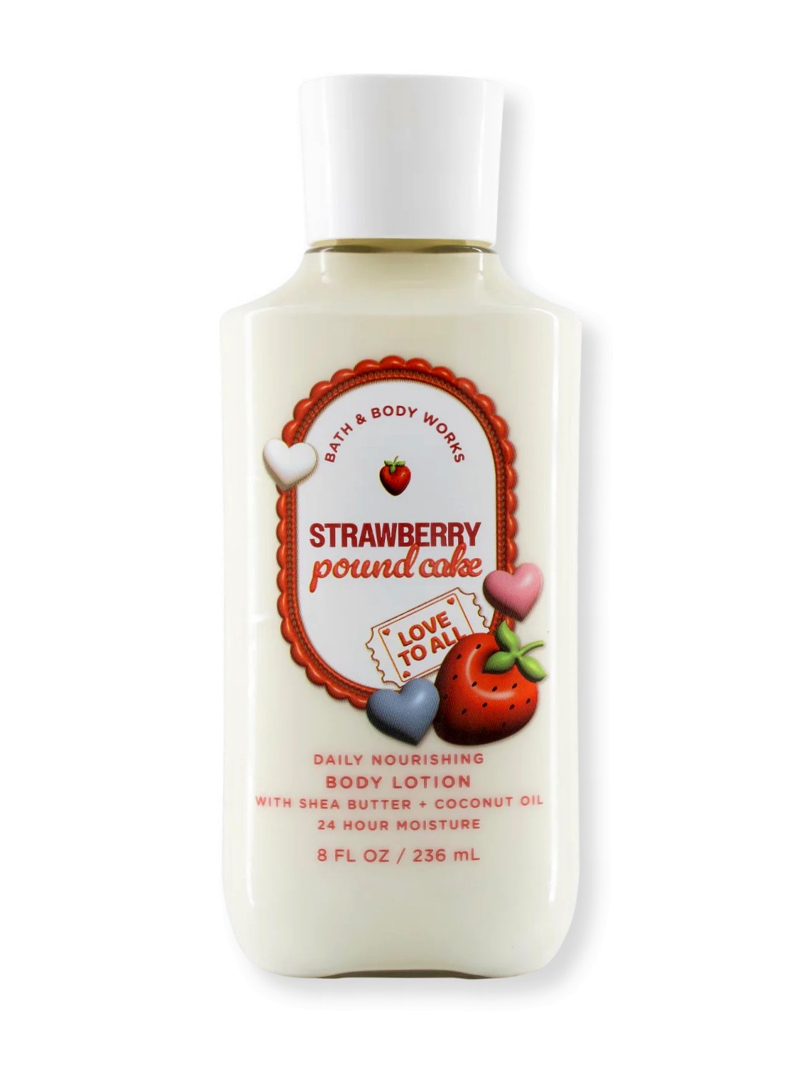 Body Lotion - Strawberry Pound Cake - 236ml von Bath and Body Works