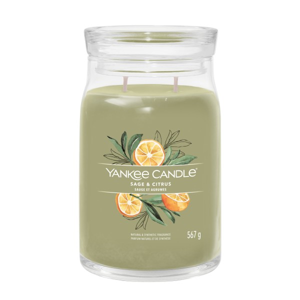 Sage & Citrus - Signature  Jar L von Yankee Candle