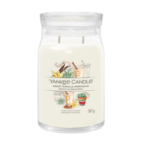 Sweet Vanilla Horchata - Signature  Jar L von Yankee Candle