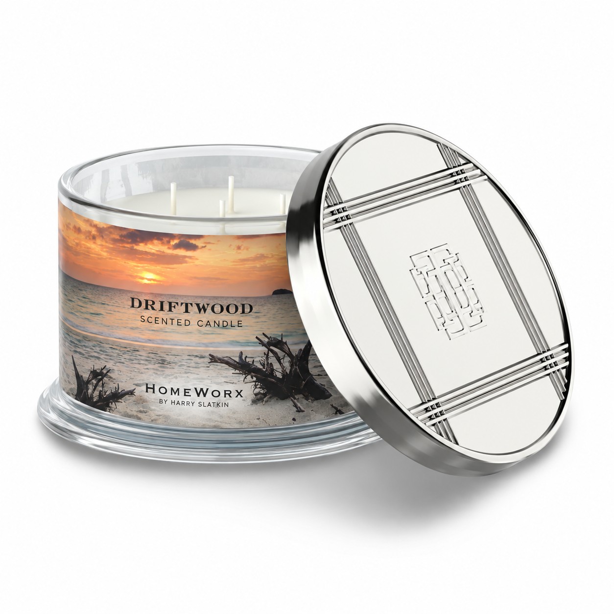 Duftkerze - Driftwood 4-Docht von Homeworx