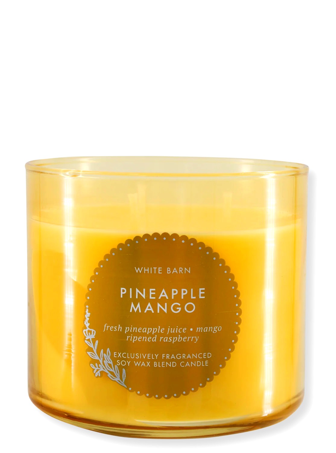 Kerze - Pineapple Mango - 3-Docht 411g von Bath and Body Works