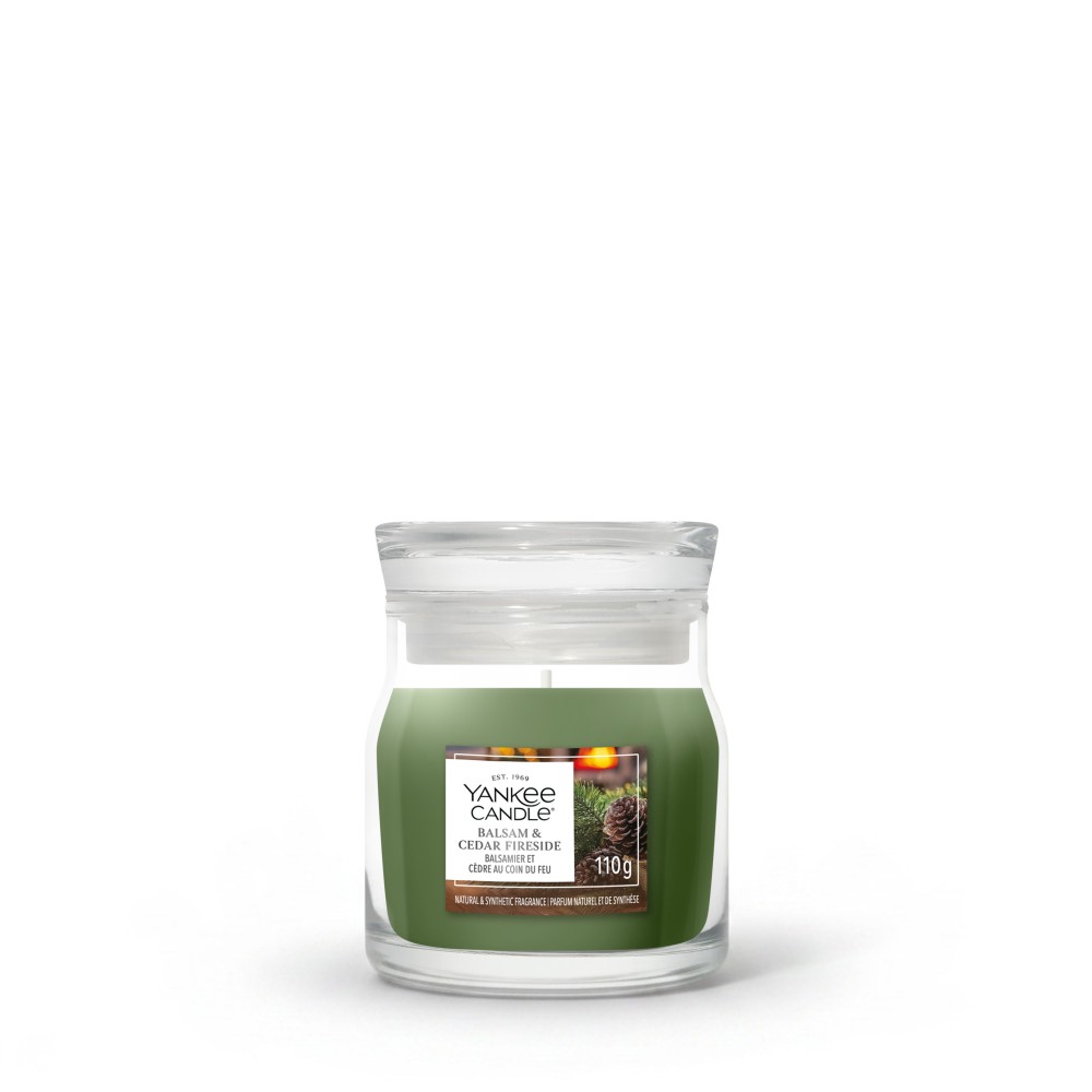 Balsam & Cedar Fireside - Signature Jar S von Yankee Candle