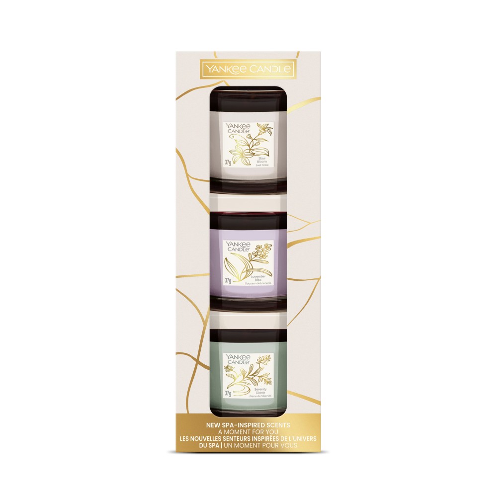 Geschenkset Little Luxuries - 3 kleine Votivkerzen von Yankee Candle