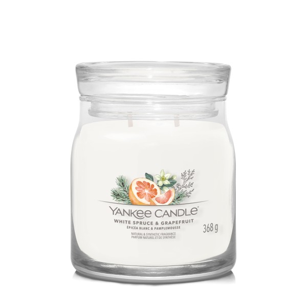 White Spruce & Grapefruit - Signature  Jar M von Yankee Candle