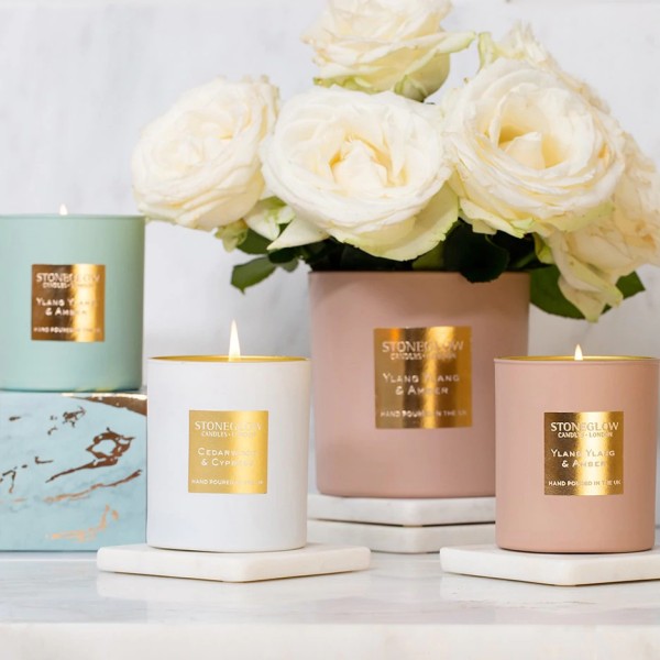 Luna Duftkerze - Ylang Ylang & Amber von Stoneglow