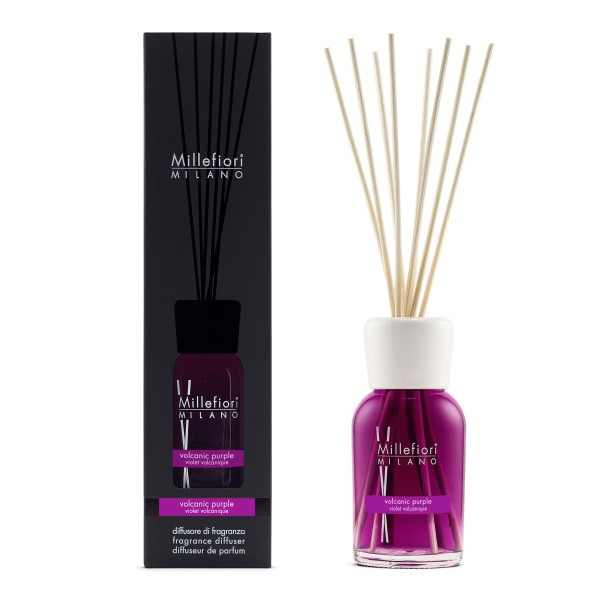 Natural - Volcanic Purple - Stick Diffuser 250ml von Millefiori