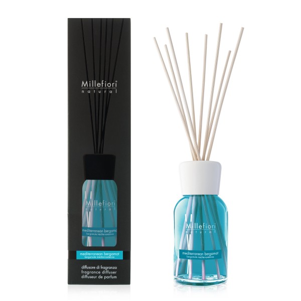Natural - Mediterranean Bergamot - Stick Diffuser 250ml von Millefiori