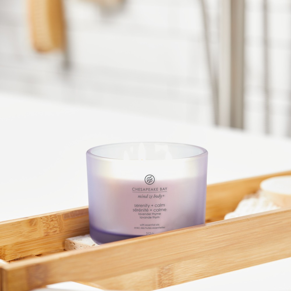 Serenity & Calm (Lavender Thyme) - Tumbler 3-Docht von Chesapeake Bay
