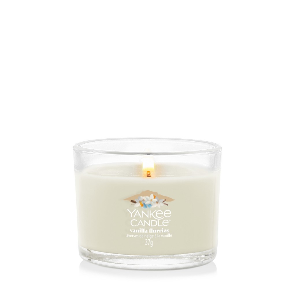 Vanilla Flurries - Votivkerze im Glas - 3 Stück von Yankee Candle