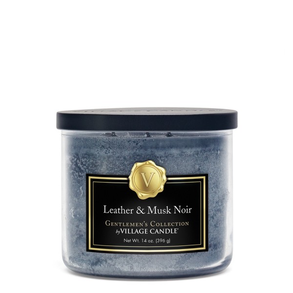 Gentleman`s - Leather & Musk Noir von Village Candle