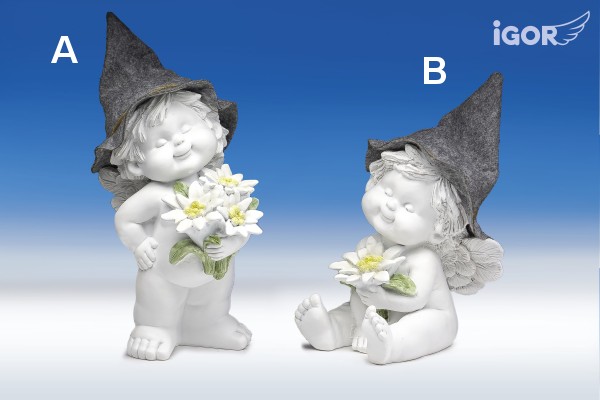 mit Filzhut H22/28cm von IGOR