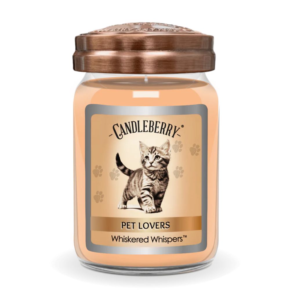 Whiskered Whispers - Grosses Glas 623g von Candleberry