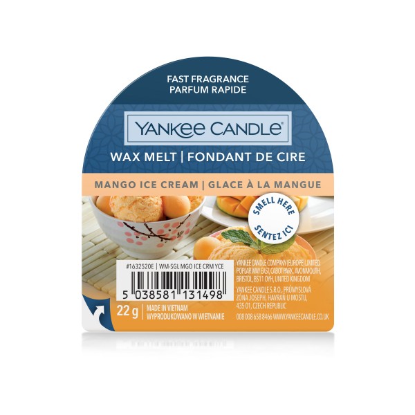 Wax Melts - Mango Ice Cream - 3 Stück von Yankee Candle