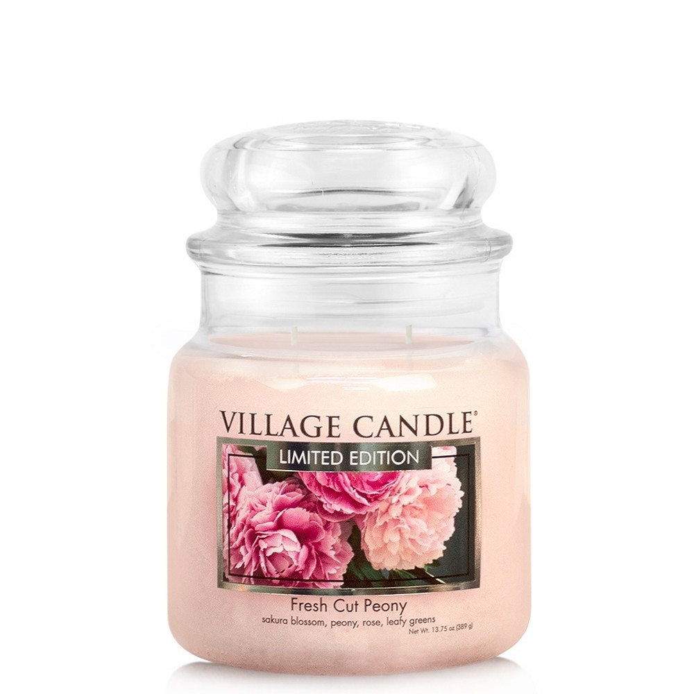 Fresh Cut Peony - 454g von Village Candle