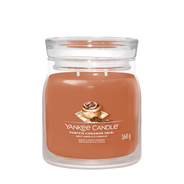 Pumpkin Cinnamon Swirl - Signature  Jar M von Yankee Candle