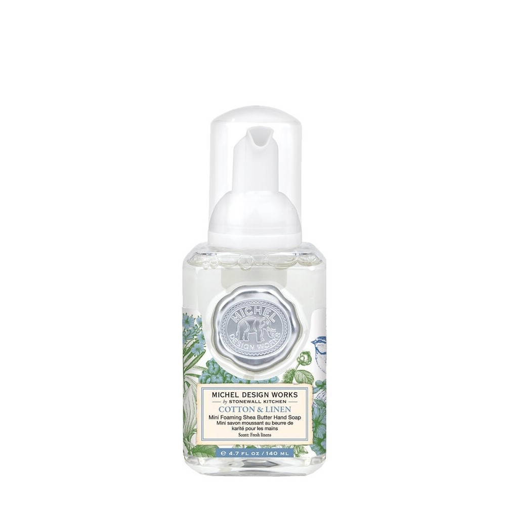 Schaumseife Mini - Cotton & Linen - 140ml von Michel Design Works