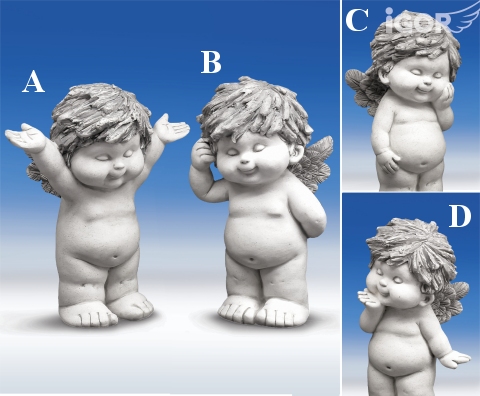 stehend stony-grey H24cm von IGOR