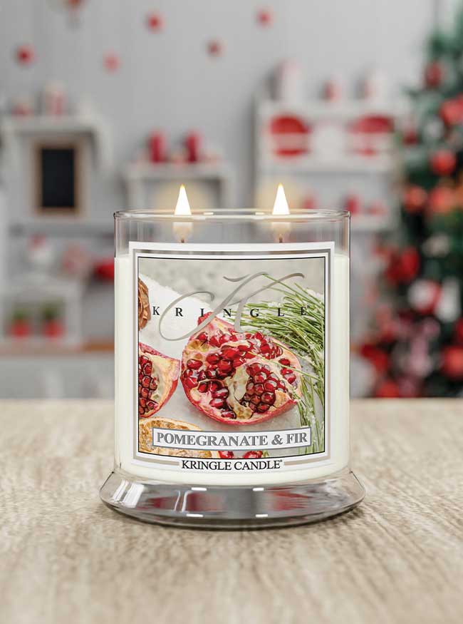 Pomegranate & Fir - Jar M von Kringle Candle