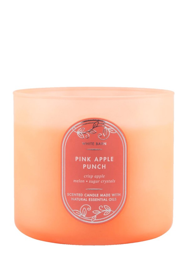 Kerze - Pink Apple Punch - 3-Docht 411g von Bath and Body Works