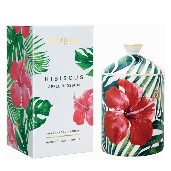 Urban Botanics Duftkerze - Hibiscus Apple Blossom von Stoneglow