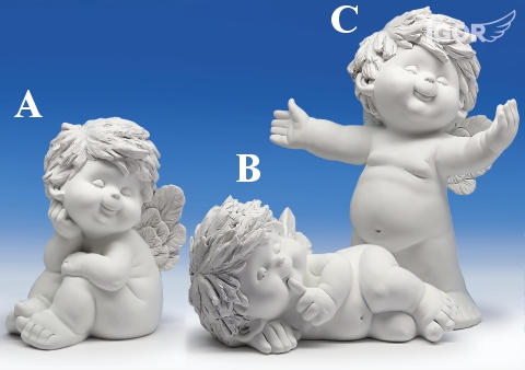 sth./stz./lgd. weiss H25/35 L30cm von IGOR