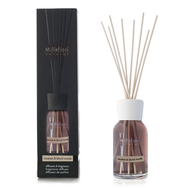 Natural - Incense & Blond Wood - Stick Diffuser 250ml von Millefiori
