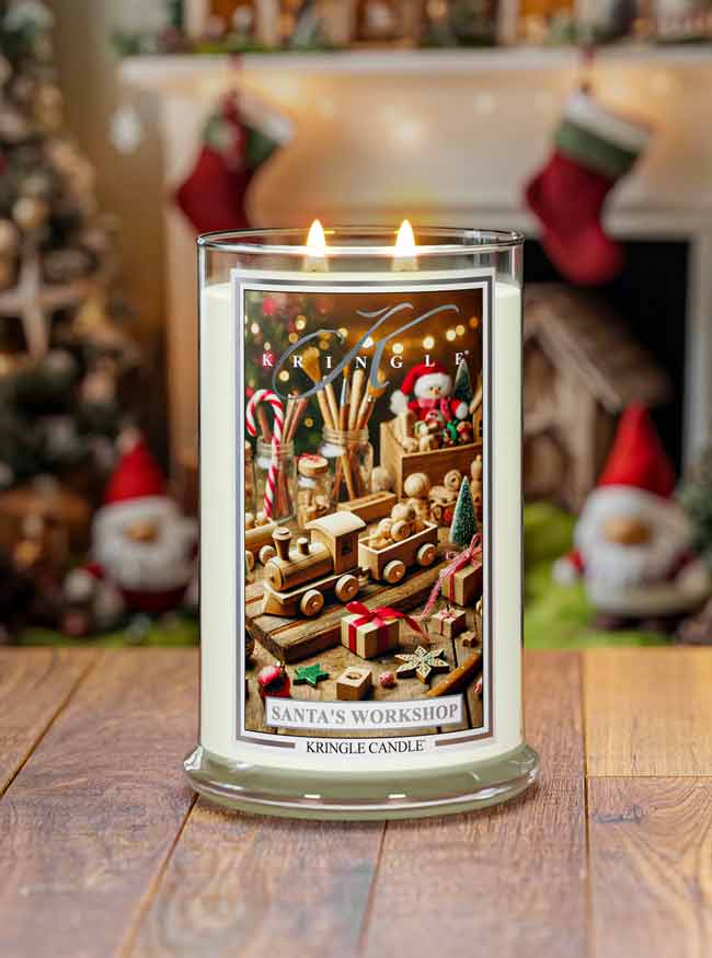 Santa's Workshop - Jar L von Kringle Candle