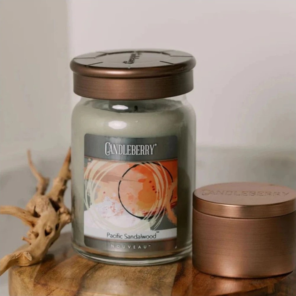 Pacific Sandalwood - Grosses Glas 623g von Candleberry