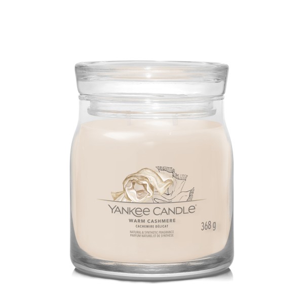Warm Cashmere - Signature  Jar M von Yankee Candle