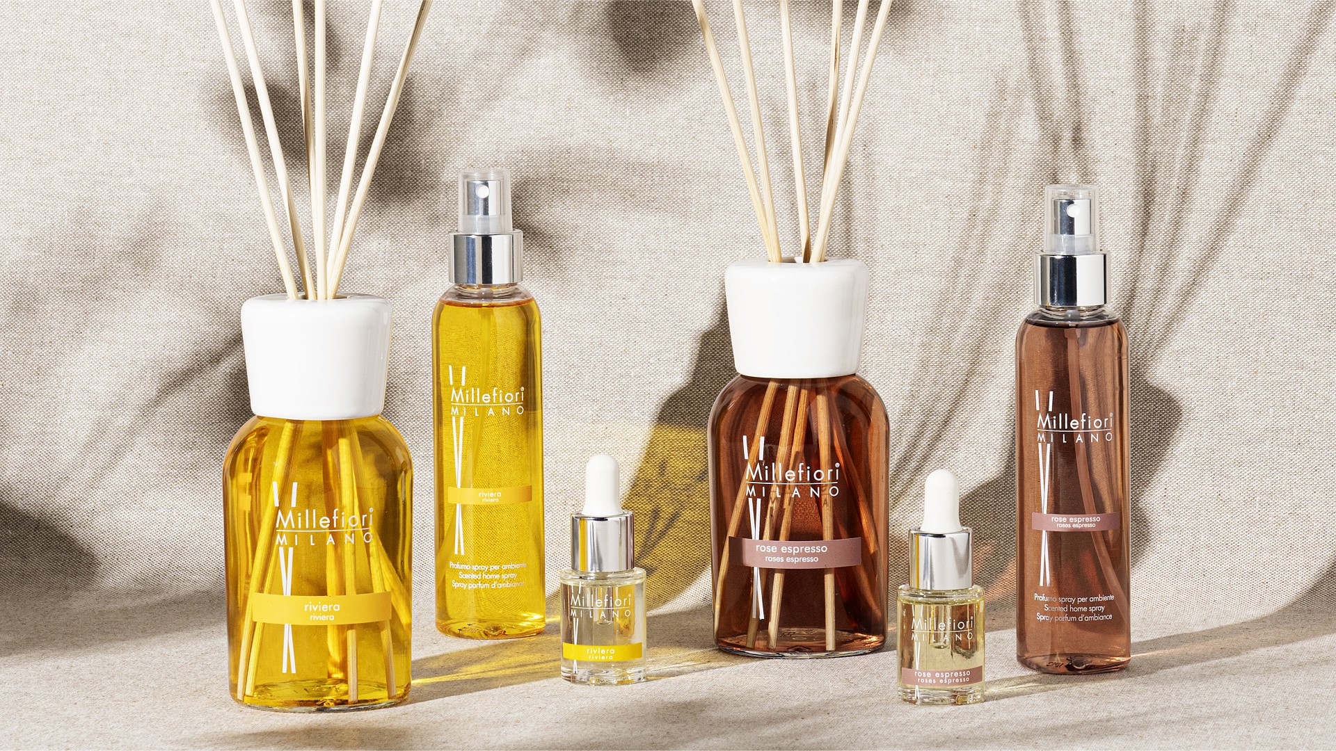 Riviera und Rose Espresso von Millefiori