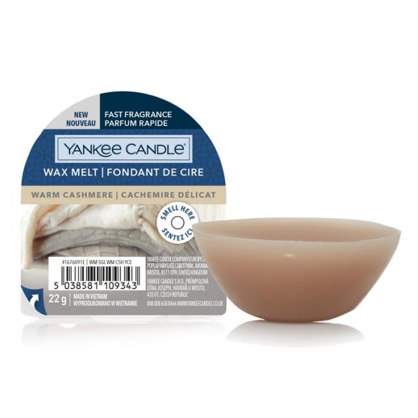 Wax Melts - Warm Cashmere - 3 Stück von Yankee Candle