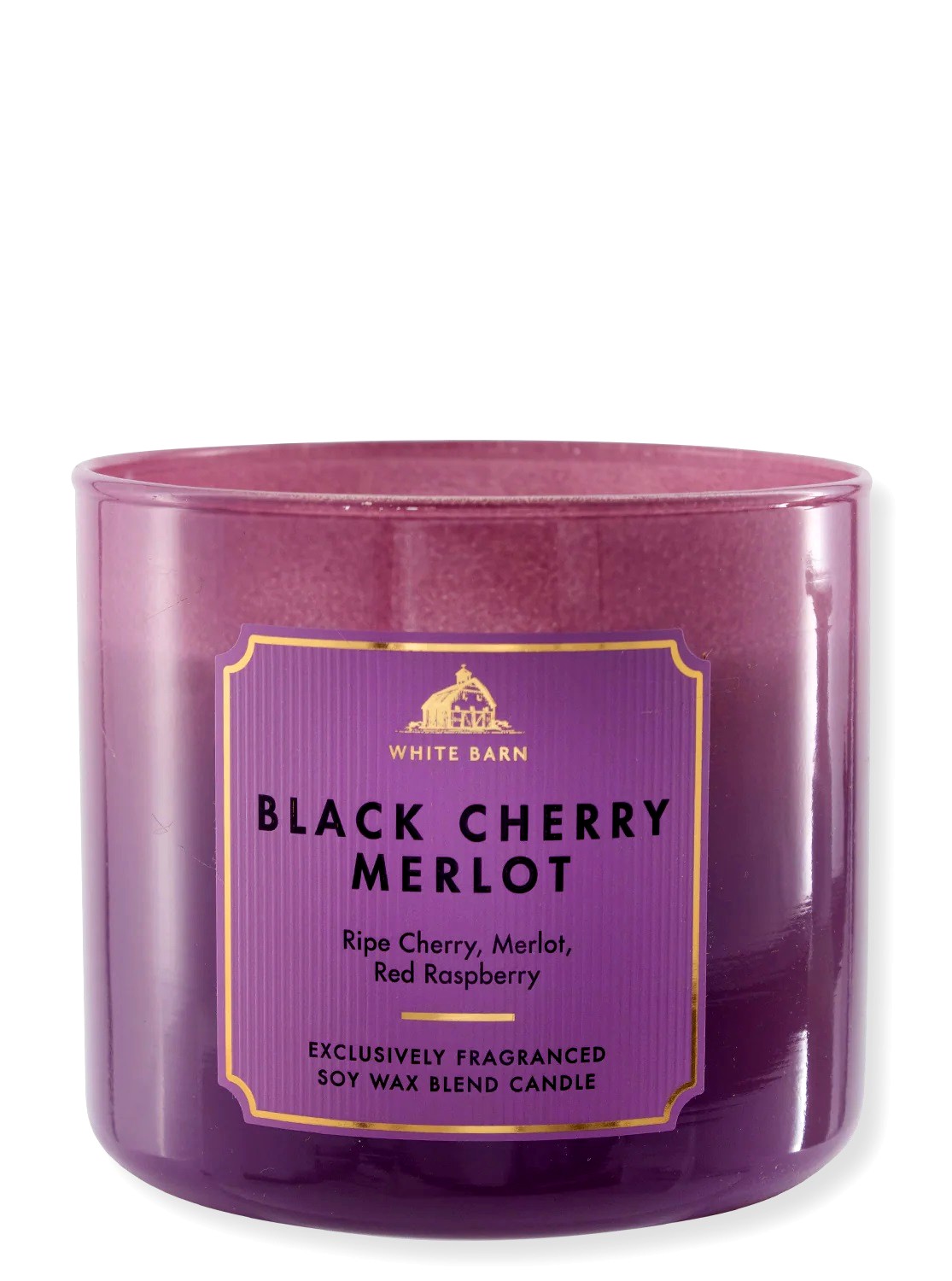 Kerze - Black Cherry Merlot - 3-Docht 411g von Bath and Body Works
