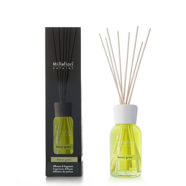 Natural - Lemon Grass - Stick Diffuser 100ml von Millefiori