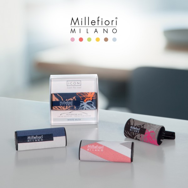 ICON Autoduft "Textile Geometric" - Cold Water von Millefiori