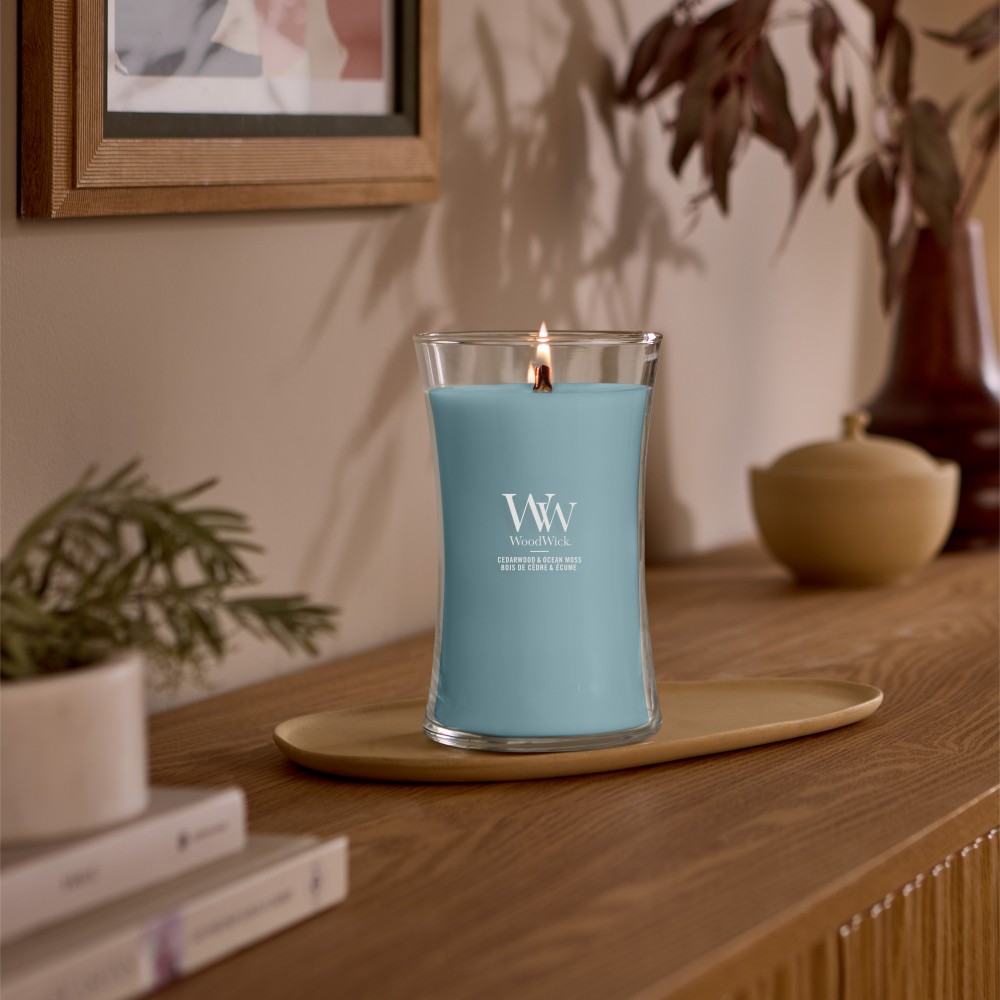 Cedarwood & Ocean Moss - Jar L von Woodwick