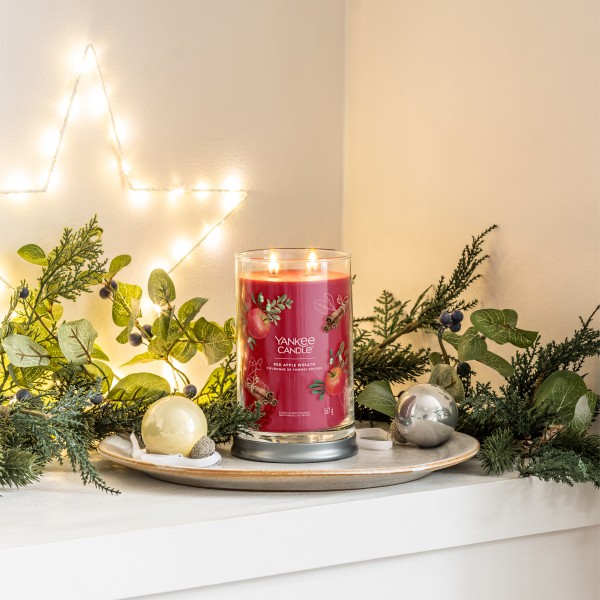 Red Apple Wreath - Signature  Jar M von Yankee Candle