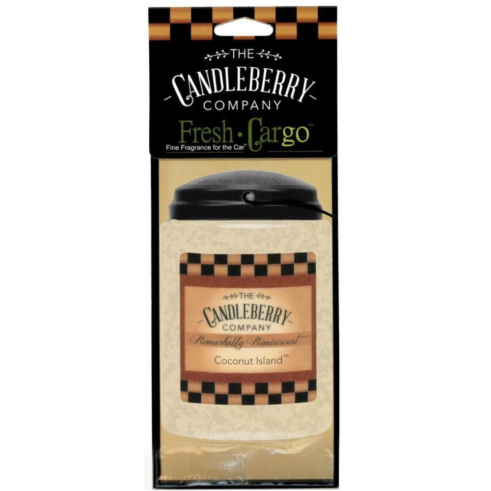 Coconut Island - Car Jar von Candleberry
