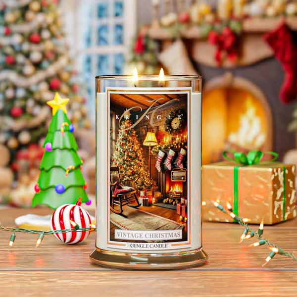 Vintage Christmas - Jar L von Kringle Candle