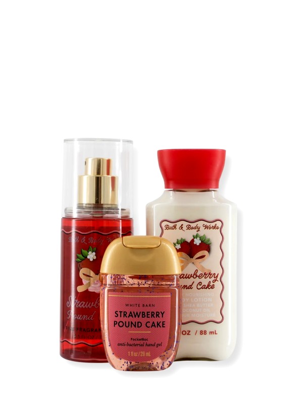 Geschenkset - You Bake My Day - Strawberry Pound Cake -104ml/88g von Bath and Body Works