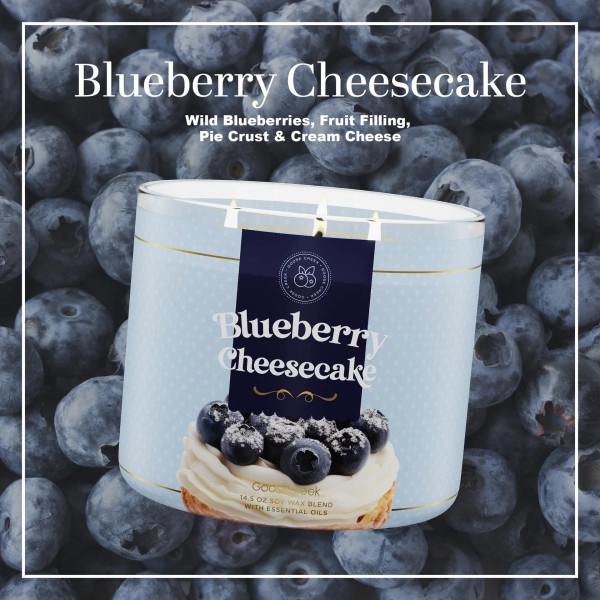 Blueberry Cheesecake - 3-Docht von Goose Creek