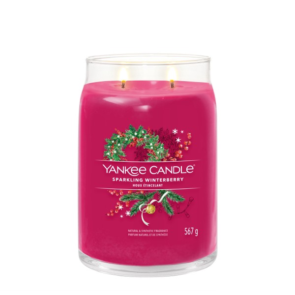 Sparkling Winterberry - Signature Jar L von Yankee Candle