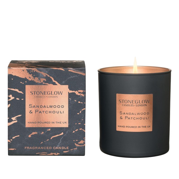 Luna Duftkerze - Sandalwood & Patchouli von Stoneglow