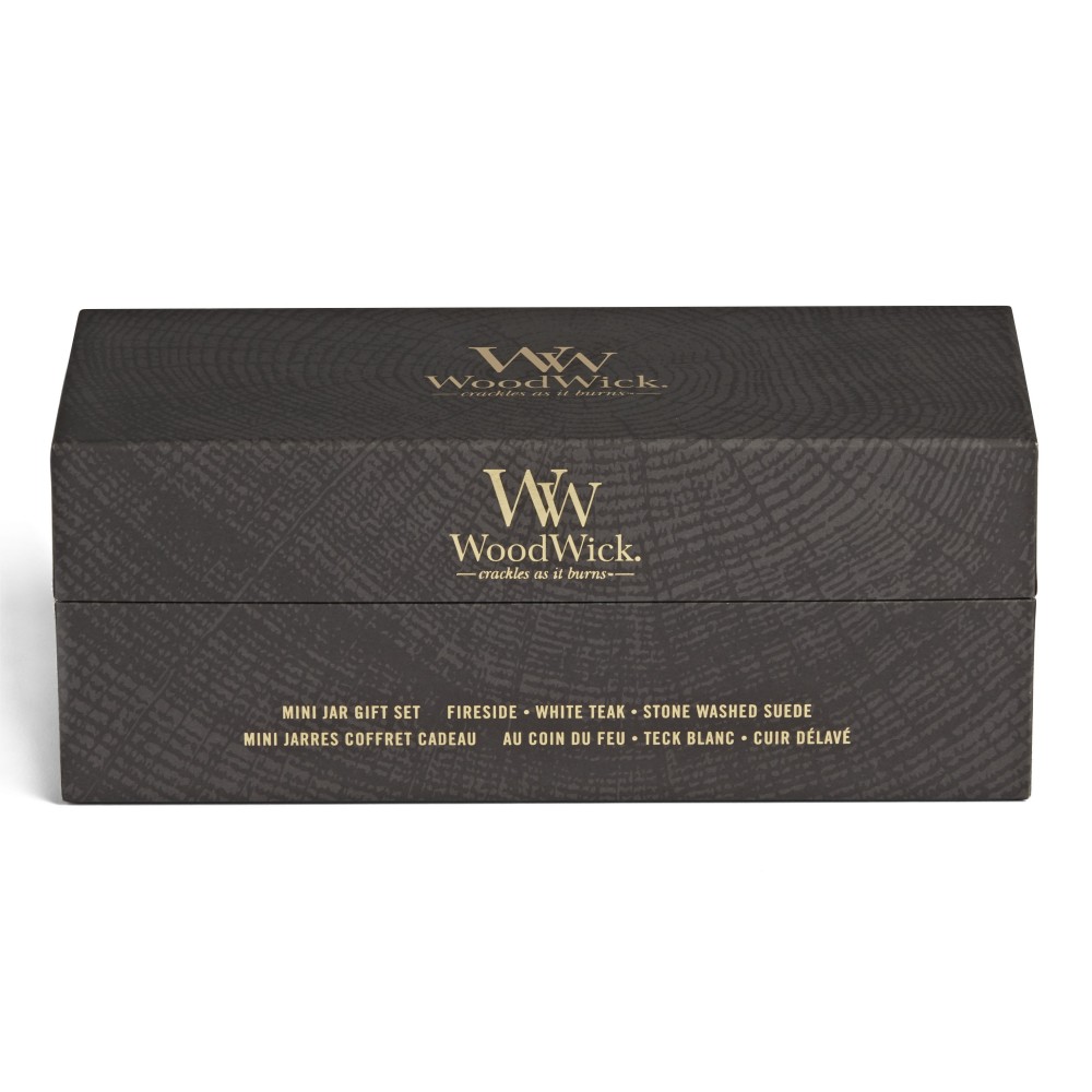 Geschenkset Woody - 3 Mini Jar von Woodwick