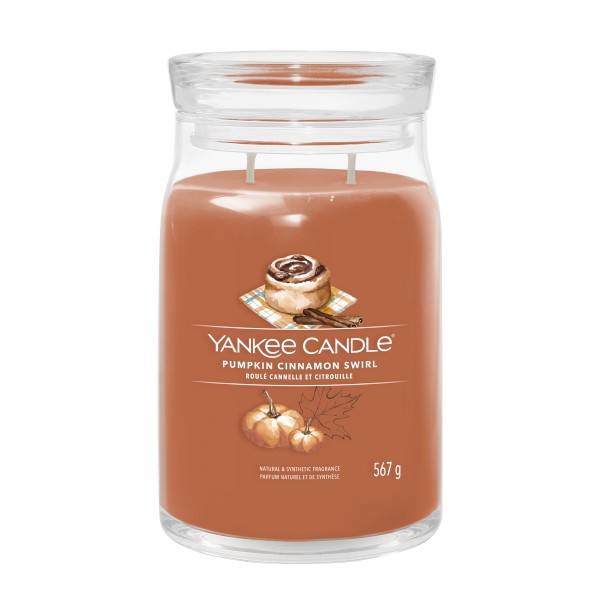 Pumpkin Cinnamon Swirl - Signature  Jar L von Yankee Candle