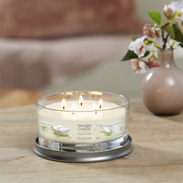Clean Cotton - Signature 5 Wick Tumbler von Yankee Candle