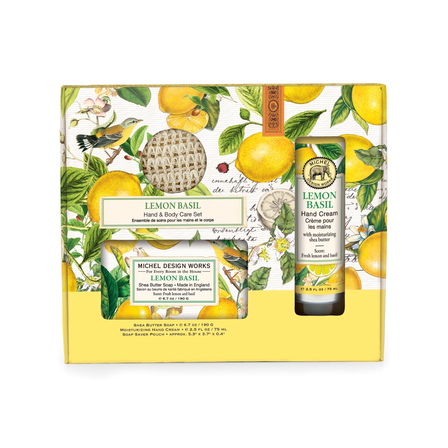 Hand & Body Care Set - Lemon Basil von Michel Design Works