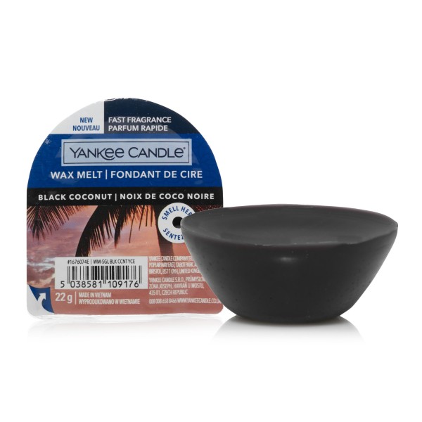 Wax Melts - Black Coconut - 3 Stück von Yankee Candle