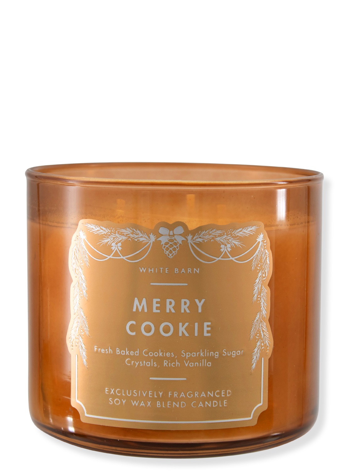 Kerze - Merry Cookie - 3-Docht 411g von Bath and Body Works